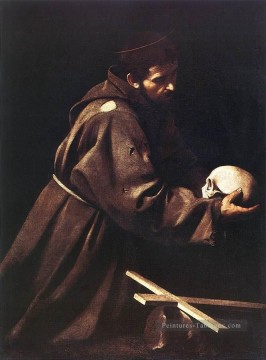 Caravaggio œuvres - St Francis1 Caravage